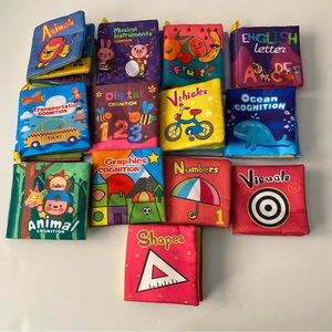 14 Baby Toddler Soft learning books